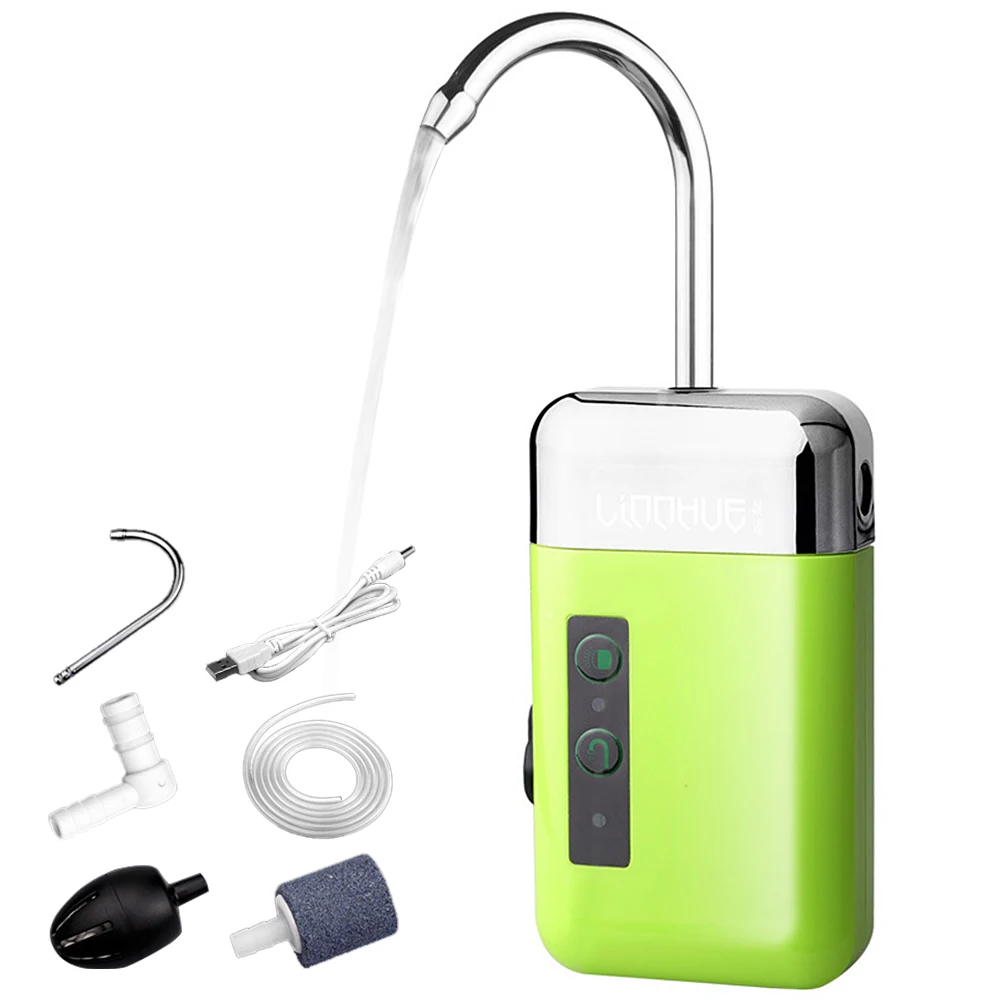 Aquarium - 3L/min Rechargeable Fish Air Pump Smart