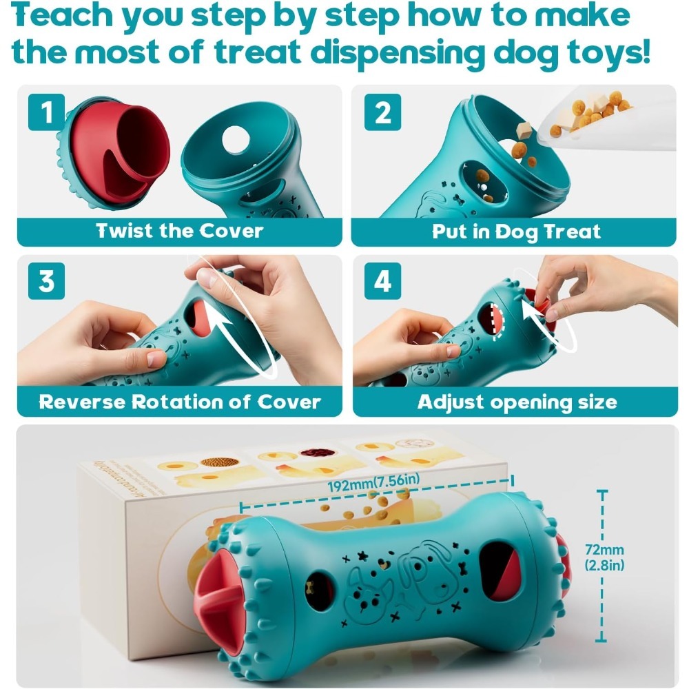 Interactive Dog Toys Adjustabl - đánh giá và giá Indestructible Dog Chew Toy