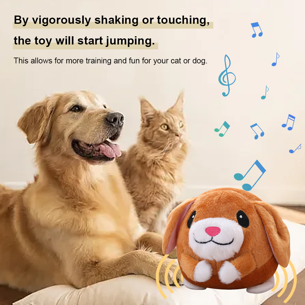 Plush Automatic Bouncing Toys  - đánh giá và giá Automatic Moving Dog Ball