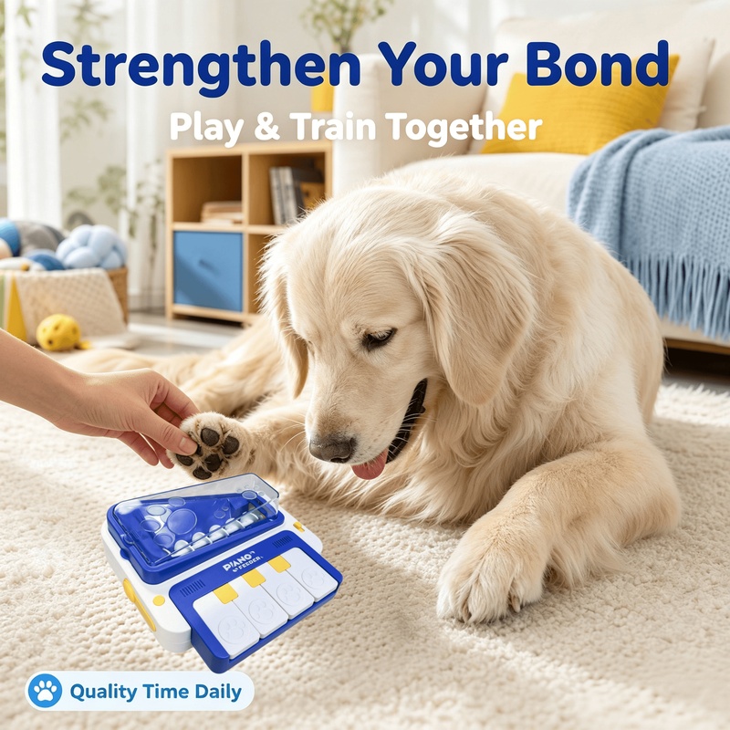 Dog Interactive Piano Treat Di - đánh giá và giá Dog Puzzle Feeder Toy