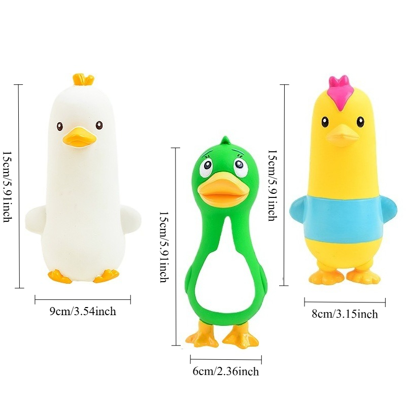 Squeaky Latex Chicken Duck Goo - đánh giá và giá Interactive Squeaky Plush Dog Toy