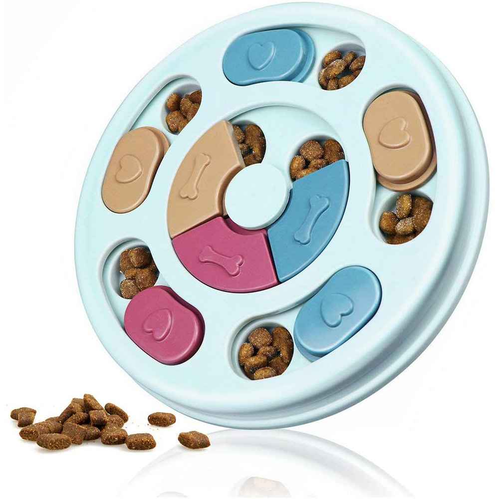 Chó Đồ Chơi Xếp Hình Chậm Ăn T - đánh giá và giá Dog Puzzle Feeder Toy