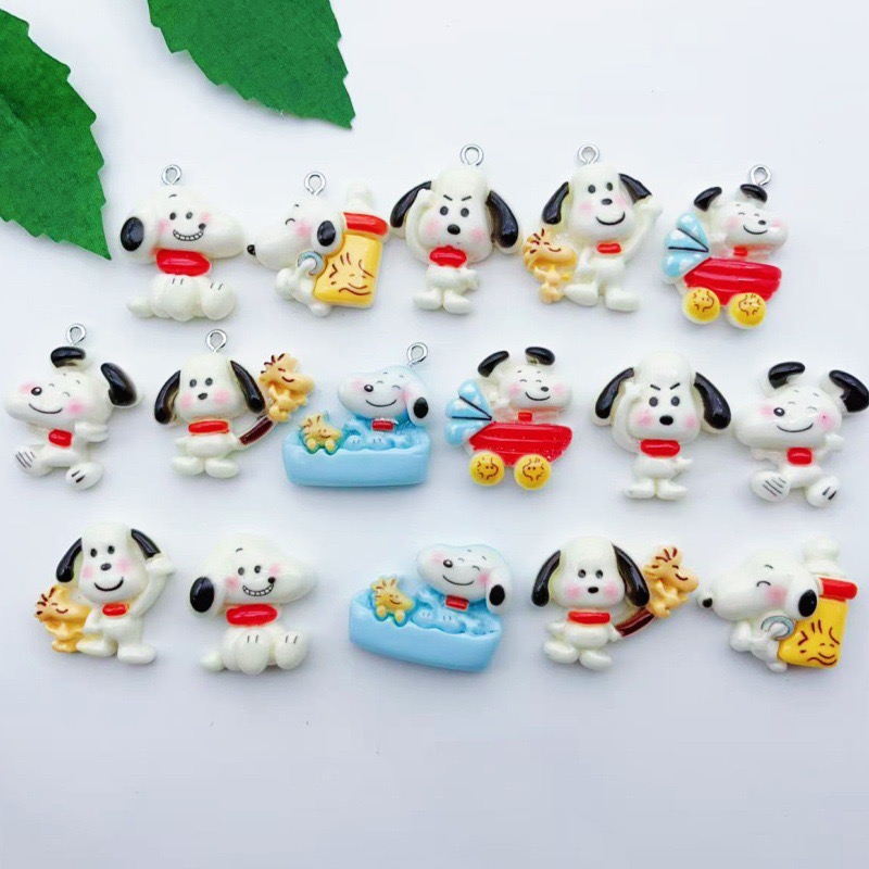 12pcs resin cartoon dog pendan - đánh giá và giá Dog Toys