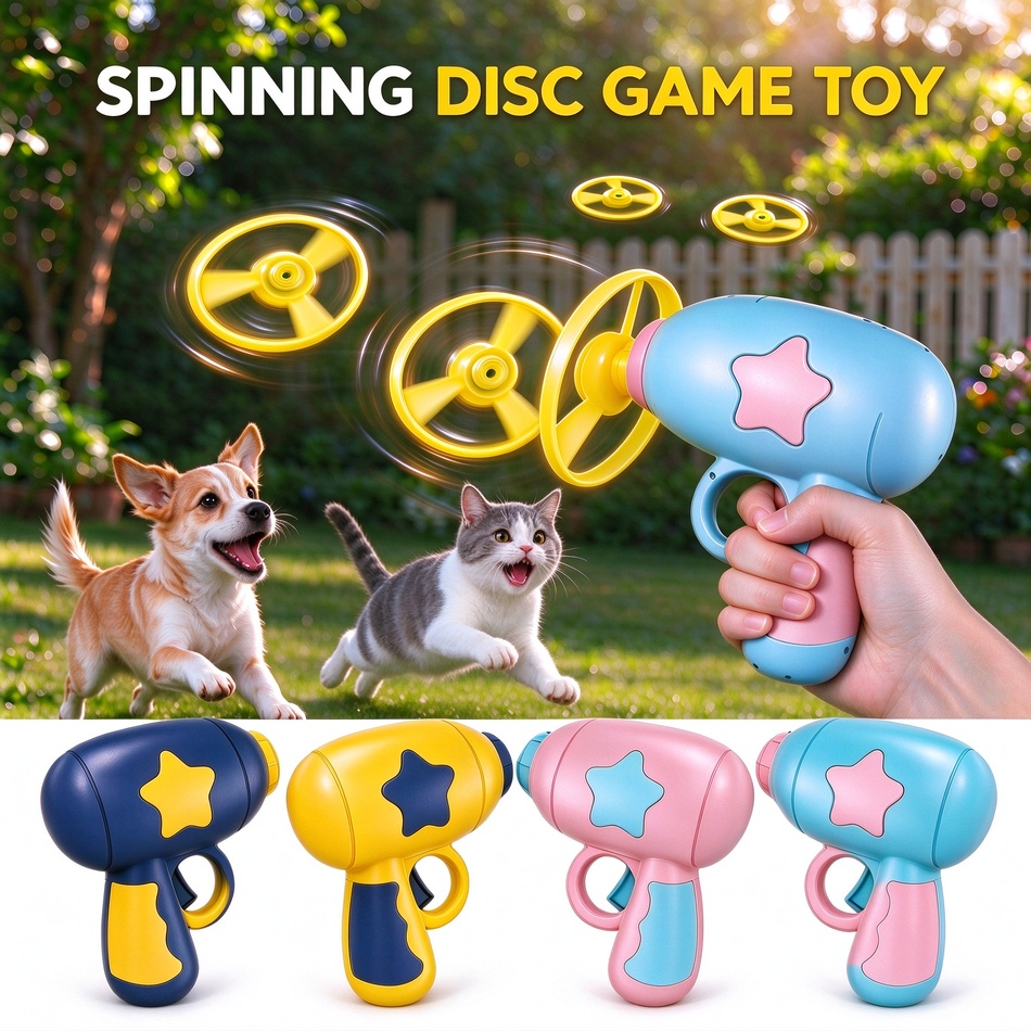 Fun Cat Teaser Interactive Lau - đánh giá và giá Flying Disc Dog Training Toy