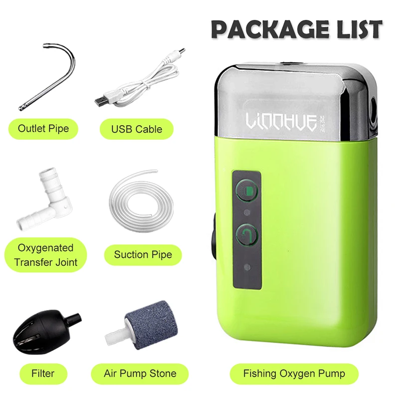 3L/min Rechargeable Fish Air P - đánh giá và giá Aquarium